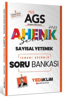 Yediiklim Yayınları 2025 MEB AGS Sayısal Yetenek Ahenk Serisi Tamamı Çözümlü Soru Bankası - 1