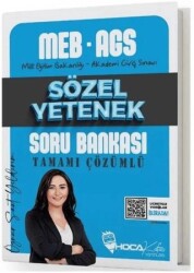 2025 MEB-AGS Sözel Yetenek Soru Bankası Çözümlü - Hoca Kafası Yayınları