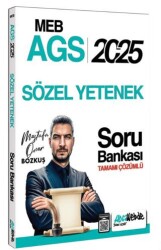 HocaWebde Yayınları 2025 MEB AGS Sözel Yetenek Tamamı Çözümlü Soru Bankası - HocaWebde Yayınları