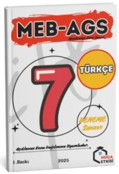 2025 MEB-AGS Sözel Yetenek Türkçe 7 Deneme - Hoca Etkisi Yayınları