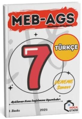 2025 MEB-AGS Sözel Yetenek Türkçe 7 Deneme - 1