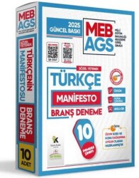 İnformal Yayınları 2025 MEB AGS Sözel Yetenek Türkçe Manifesto Branş Deneme Paketi 10lu Özgün Dijital Çözümlü - İnformal Yayınları