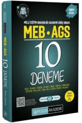 2025 MEB-AGS Tamamı Çözümlü 10 Deneme - Pegem Akademi Yayıncılık