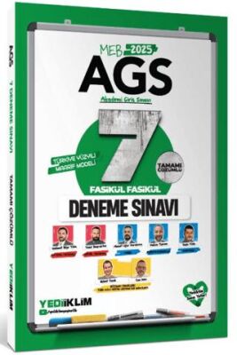 Yediiklim Yayınları 2025 MEB AGS Tamamı Çözümlü 7 Fasikül Fasikül Deneme Sınavı - 1