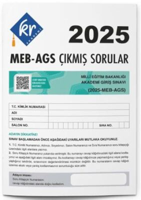 2025 MEB-AGS Tıpkı Basım Kitapçığı - 1