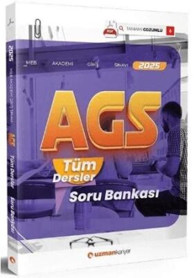 Uzman Kariyer Yayınları 2025 MEB-AGS Tüm Dersler Soru Bankası Çözümlü - 1
