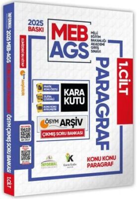 Karakutu Yayın 2025 MEB-AGS Türkçenin Kara Kutusu Paragraf 1 Konu Konu ÖSYM Çıkmış Soru Bankası Video-PDF Çözümlü - 1