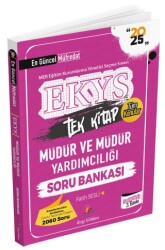 2025 MEB EKYS Müdür ve Müdür Yardımcılığı Soru Bankası - Dizgi Kitap