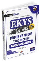 2025 MEB EKYS Müdür ve Yardımcılığı Konu Anlatımı - Dizgi Kitap