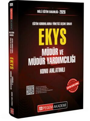 2026 Milli Eğitim Bakanlığı EKYS Müdür ve Müdür Yardımcılığı Konu Anlatımlı - 1
