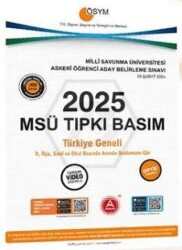 2025 MSÜ Çıkmış Sorular - A Yayınları