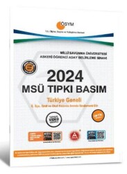 2024 MSÜ Çıkmış Sorular Tıpkı Basım - A Yayınları