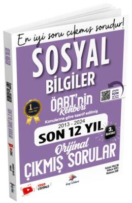 2025 ÖABT MEB-AGS nin Rehberi Sosyal Bilgiler Öğretmenliği Çıkmış Sorular Son 12 Yıl Çözümlü - 1