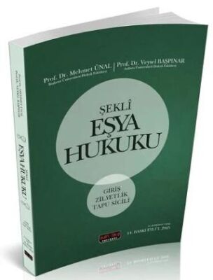 2025 Şekli Eşya Hukuku - 1