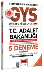 2025 T.C Adalet Bakanlığı Yazı İşleri Müdürü Kadrosu İçin 5 Deneme - Yargı Yayınevi