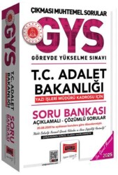 2025 T.C Adalet Bakanlığı Yazı İşleri Müdürü Kadrosu İçin Soru Bankası - Yargı Yayınevi