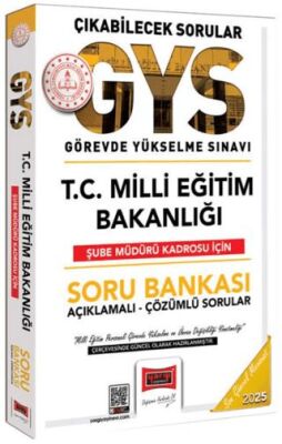 2025 T.C. MEB Şube Müdürü Soru Bankası Açıklamalı Çözümlü - 1