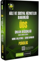2025 ÜDS Aile ve Sosyal Hizmetler Bakanlığı Ünvan Değişikliği Sınavlarına Hazırlık Konu Anlatımlı Soru Bankası Psikolog - Pegem Akademi Yayıncılık