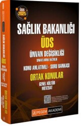 2025 ÜDS Sağlık Bakanlığı Ünvan Değişikliği Sınavlarına Hazırlık Konu Anlatımlı Soru Bankası Ortak Konular Genel Kültür Mevzuat - Pegem Akademi Yayıncılık