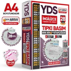 2026 YDS İngilizce ÖSYM Tıpkı Basım Çıkmış Soru Deneme Paketi 28li Dijital Çözümlü Fasikül SETİ - Karakutu Yayın
