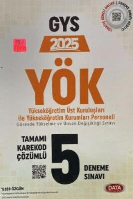 2025 YÖK Üst Kuruluşları ile YÖK Personeli GYS 5 Deneme Sınavı - Karekod Çözümlü - 1