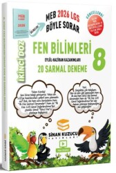 2026 8. Sınıf Fen Bilimleri İkinci Doz Sarmal Branş Denemeleri - Sinan Kuzucu Yayınları