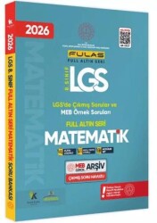 2026 8. Sınıf Full LGS Altın Seri Matematik MEB Çıkmış Soru Bankası Modüler Seti PDF-Video Çözümlü - Karakutu Yayın