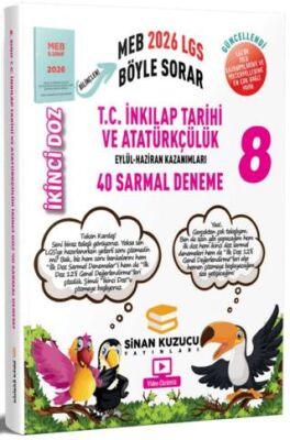 2026 8. Sınıf LGS T.C. İnkılap Tarihi ve Atatürkçülük İkinci Doz 40 Sarmal Deneme - 1