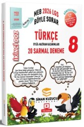 2026 8. Sınıf Türkçe İkinci Doz Sarmal Branş Denemeleri - Sinan Kuzucu Yayınları