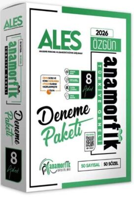 2026 ALES Anamorfik 8`li Deneme Paketi - 1