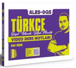 2026 ALES - DGS Türkçe Sözel Yetenek - Sözel Mantık Video Ders Notları - Benim Hocam Yayınları