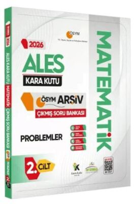 2026 ALES MATEMATİK Kara Kutu 2.Cilt PROBLEMLER ÖSYM Çıkmış Soru Bankası Dijital Çözümlü - 1