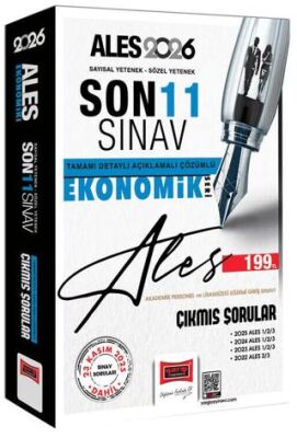 2026 ALES Sayısal-Sözel Yetenek Son 11 Sınav Çıkmış Sorular Ekonomik Seri - 1