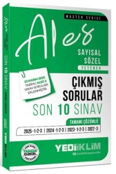 2026 ALES Sayısal Sözel Yetenek Tamamı Çözümlü Son 10 Sınav Çıkmış Sorular 23 Kasım 2025 ALES-3 Ekl - Yediiklim Yayınları