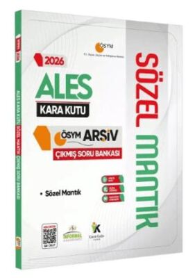 2026 ALES SÖZEL MANTIK Kara Kutu ÖSYM Çıkmış Soru Havuzu Bankası Konu Özetli Dijital Çözümlü - 1