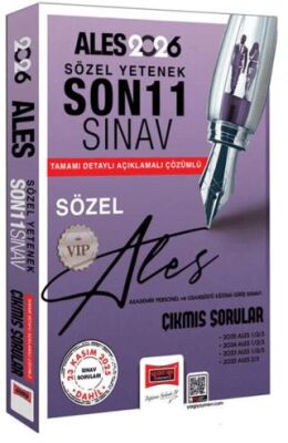 2026 ALES Sözel Yetenek Son 11 Sınav Çıkmış Sorular 23 Kasım 2025 - 1