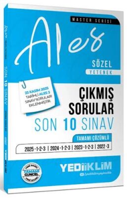 2026 ALES Sözel Yetenek Tamamı Çözümlü Son 10 Sınav Çıkmış Sorular 23 Kasım 2025 ALES-3 Ekli - 1
