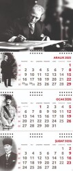 2026 Atatürk Gemici Duvar Takvimi - İmza - Halk Kitabevi