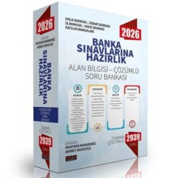 2026 Banka Sınavlarına Hazırlık Alan Bilgisi Çözümlü Soru Bankası - Savaş Yayınevi