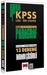 2026 Birebir KPSS - Lise - Önlisans Paragraf Tamamı Çözümlü 13 Deneme - Yargı Yayınevi