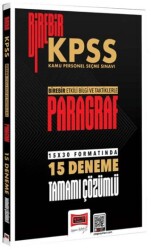 2026 Birebir KPSS Paragraf Tamamı Çözümlü 15 Deneme Sınavı - Yargı Yayınevi