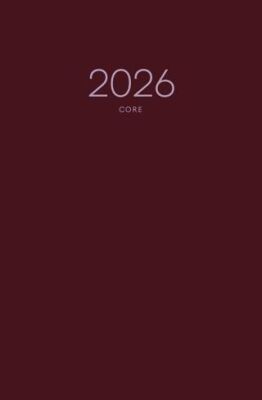 2026 Core Ajanda - Bordo - 1