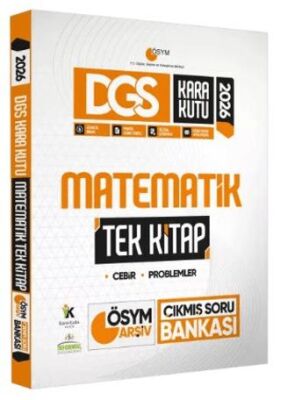 2026 DGS Kara Kutu Matematik TEK KİTAP ÖSYM Arşiv Çıkmış Soru Bankası Konu Özetli Dijital Çözümlü - 1