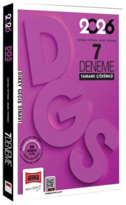 2026 DGS Sayısal-Sözel Yetenek Tamamı Çözümlü 7 Deneme - 1