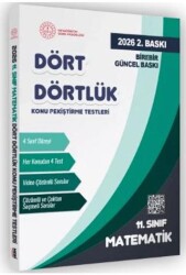 2026 MEBİ-OGM 11. Sınıf Dört Dörtlük Matematik Pekiştirme Testi A4 Renkli Soru Bankası - İnformal Yayınları