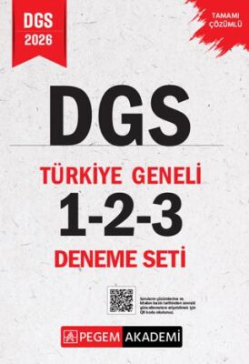 2026 DGS Tamamı Çözümlü Türkiye Geneli 1-2-3 3`lü Deneme Seti - 1
