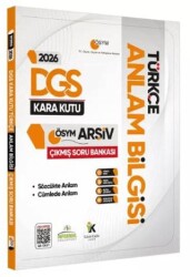 2026 DGS Türkçenin Kara Kutusu ANLAM BİLGİSİ Sözcük-Cümle Çıkmış Soru Bankası Konu Özetli Dijital - Karakutu Yayın