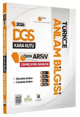 2026 DGS Türkçenin Kara Kutusu ANLAM BİLGİSİ Sözcük-Cümle Çıkmış Soru Bankası Konu Özetli Dijital - 1
