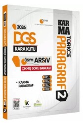 2026 DGS Türkçenin Kara Kutusu PARAGRAF 2 KARMA ÖSYM Çıkmış Soru Bankası K. Özetli Dijital Çözümlü - Karakutu Yayın