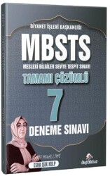2026 Diyanet İşleri Başkanlığı Mesleki Bilgiler Seviye Tespit Sınavı MBSTS Tamamı Çözümlü 7 Deneme S - Dizgi Kitap